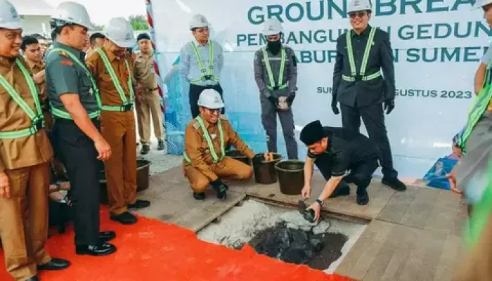 Pembangunan Gedung DPRD Sumenep Ditandai Dengan Peletakan Batu
