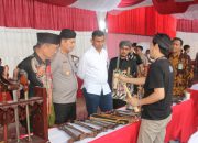 Pameran Keris dan Batu Akik se-Indonesia Mewarnai HUT ke-78 Bhayangkara di Sumenep