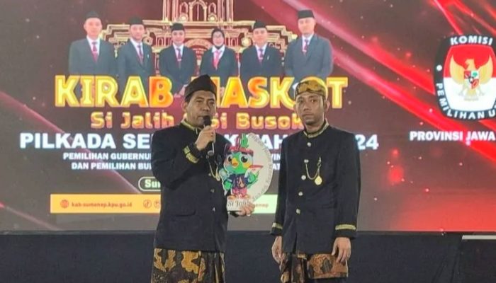 KPU Sumenep Kirab “Si Jalih dan Si Busok” sebagai Maskot Pilkada 2024