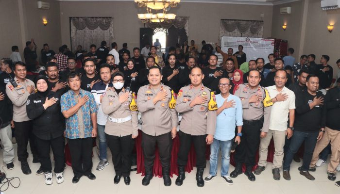 Intip Isi Naskah Deklarasi Pilkada Damai Jurnalis dan Polres Sumenep