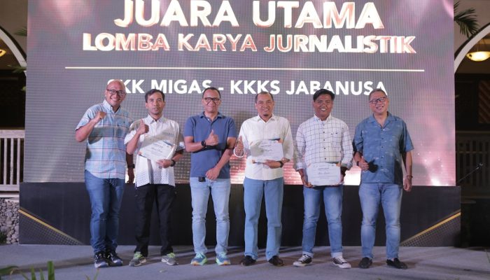 Wajah Sumringah di Malam Penganugerahan Karya Jurnalistik se-Jawa, Bali dan Nusa Tenggara