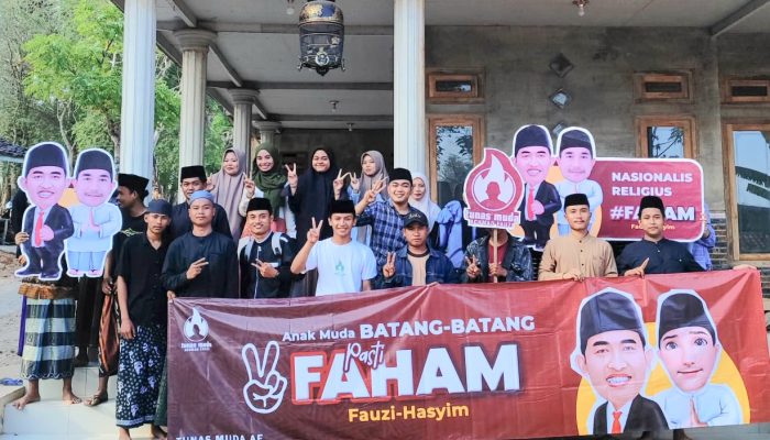 Pemuda Batang-Batang Optimis Pasangan FAHAM Menang Pilkada 2024