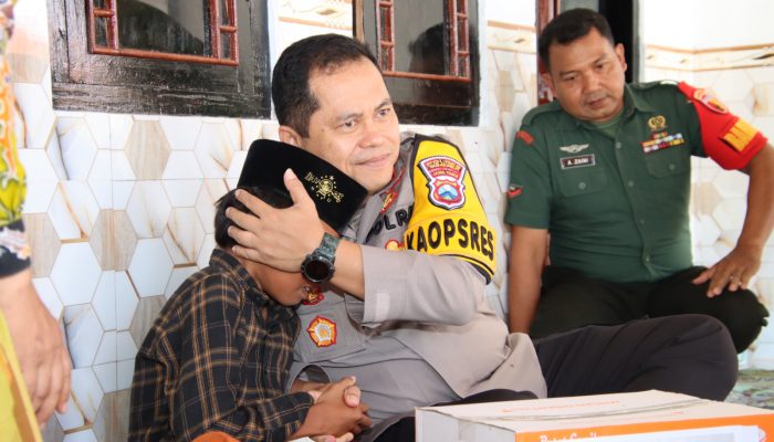 Polres Sumenep Berikan Santunan Kepada Anak Yatim Korban KDRT