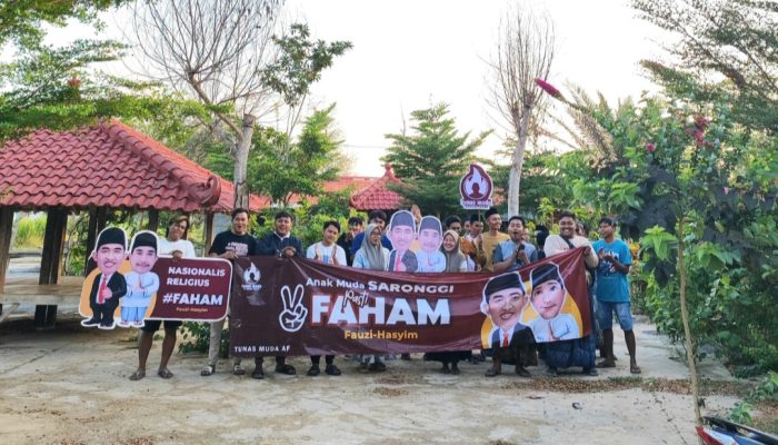 Pemuda Kecamatan Saronggi Deklarasi Dukungan Terhadap Pasangan FAHAM