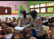 Dukung Program Kesehatan, Polres Sumenep Bagikan Makanan Bergizi di SDN Marengan 1
