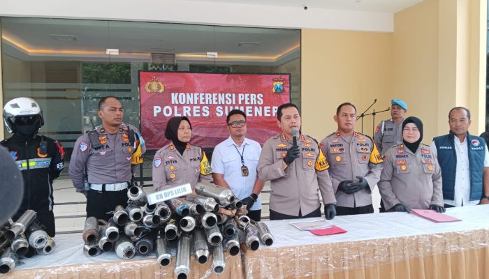 Kapolres Sumenep Himbau Masyarakat untuk Tidak Memakai Knalpot Brong