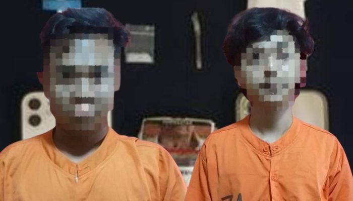 Polres Sumenep Tangkap Dua Pelaku Penyalahgunaan Narkoba di Depan Taman Tajamara