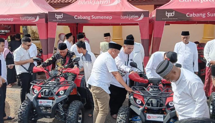 Disbudporapar Sumenep Warning Penerima Kendaraan ATV CSR Bank Jatim: Tidak Dikomersialkan