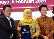 KPU Jatim Menetapkan Khofifah-Emil sebagai Gubernur dan Wakil Gubernur
