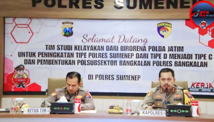 Polres Sumenep Berpotensi Naik Tipe, Tim Studi Kelayakan Polda Jatim Lakukan Peninjauan