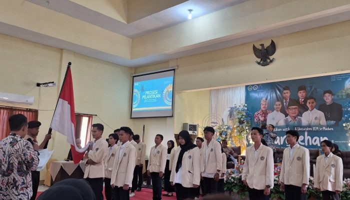Pelantikan BEM STKIP PGRI Sumenep Hadirkan Diskusi Potensi SDM dan SDA Madura