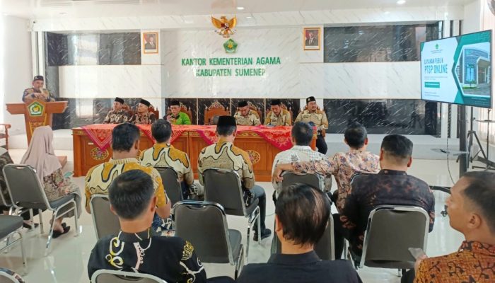Komitmen Layanan Administrasi, Kemenag Sumenep Kenalkan PTSP Online