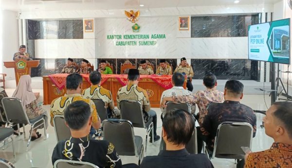 Komitmen Layanan Administrasi, Kemenag Sumenep Kenalkan PTSP Online