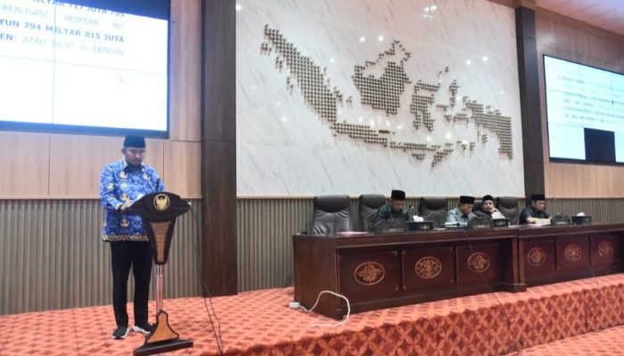 Rapat Paripurna LKPJ Bupati Sumenep Tahun 2024, Achmad Fauzi Paparkan Keberhasilan