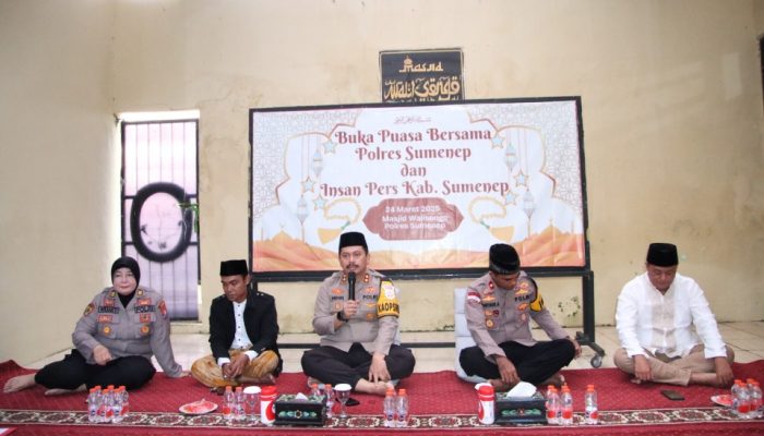 Merajut Kebersamaan, Kapolres Sumenep Gelar Buka Puasa Bersama Insan Pers