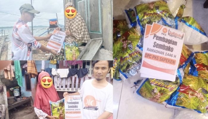 DPC PKS Sapeken Gelar Aksi Sosial: Bagikan 30 Paket Beras untuk Fakir dan Kaum Dhuafa