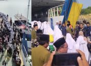 Ratusan Santri Pulau Kangean Diberangkatkan Pakai Kapal Gratis