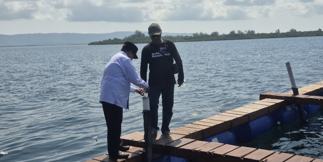 Kunjungi Keramba Budidaya Lobster, Wabup Sumenep Tegaskan PT Balad Harus Pikirkan Dampak Ekonomi