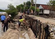 Pemdes Saobi Atasi Abrasi dengan Pembangunan Tangkis Laut di Dusun Sapapan