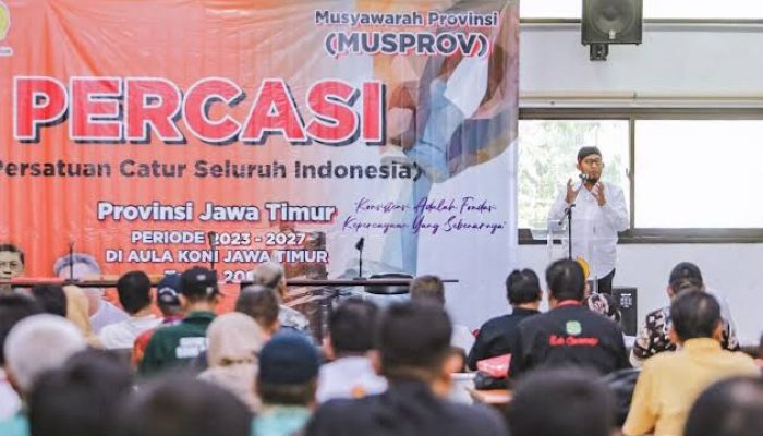 Ketua PERCASI Jatim Ajak Daerah Tunjukkan Pembinaan Atlet dalam Pra Porprov Catur 2025 di Kediri