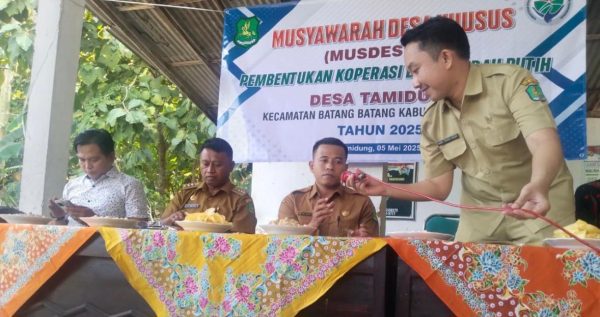 Desa Tamidung Gelar Musdessus, Bentuk Pengurus Koperasi Merah Putih untuk Dorong Ekonomi Warga