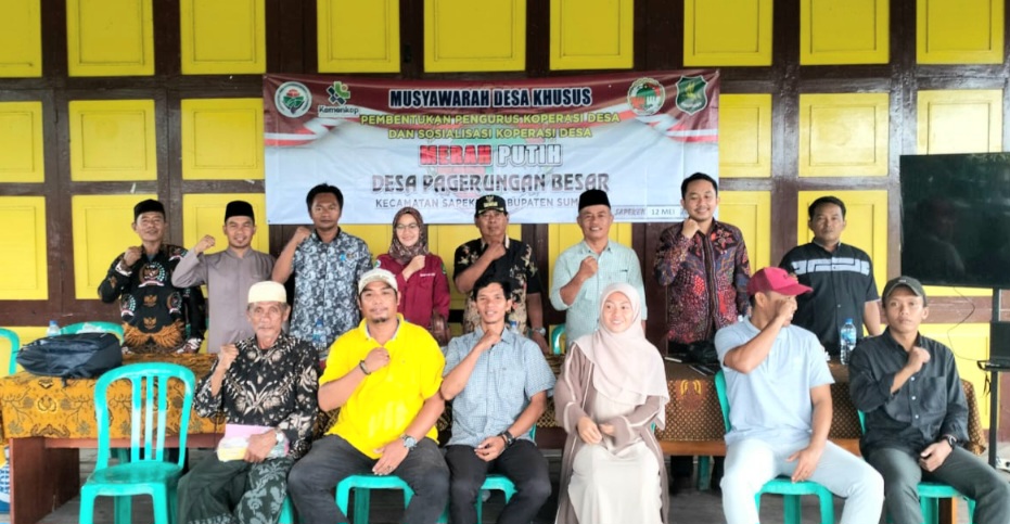 Pemdes Pagerungan Besar Resmi Bentuk Kopdes Merah Putih, Yulandi Meminta Dikelola Dengan Profesional