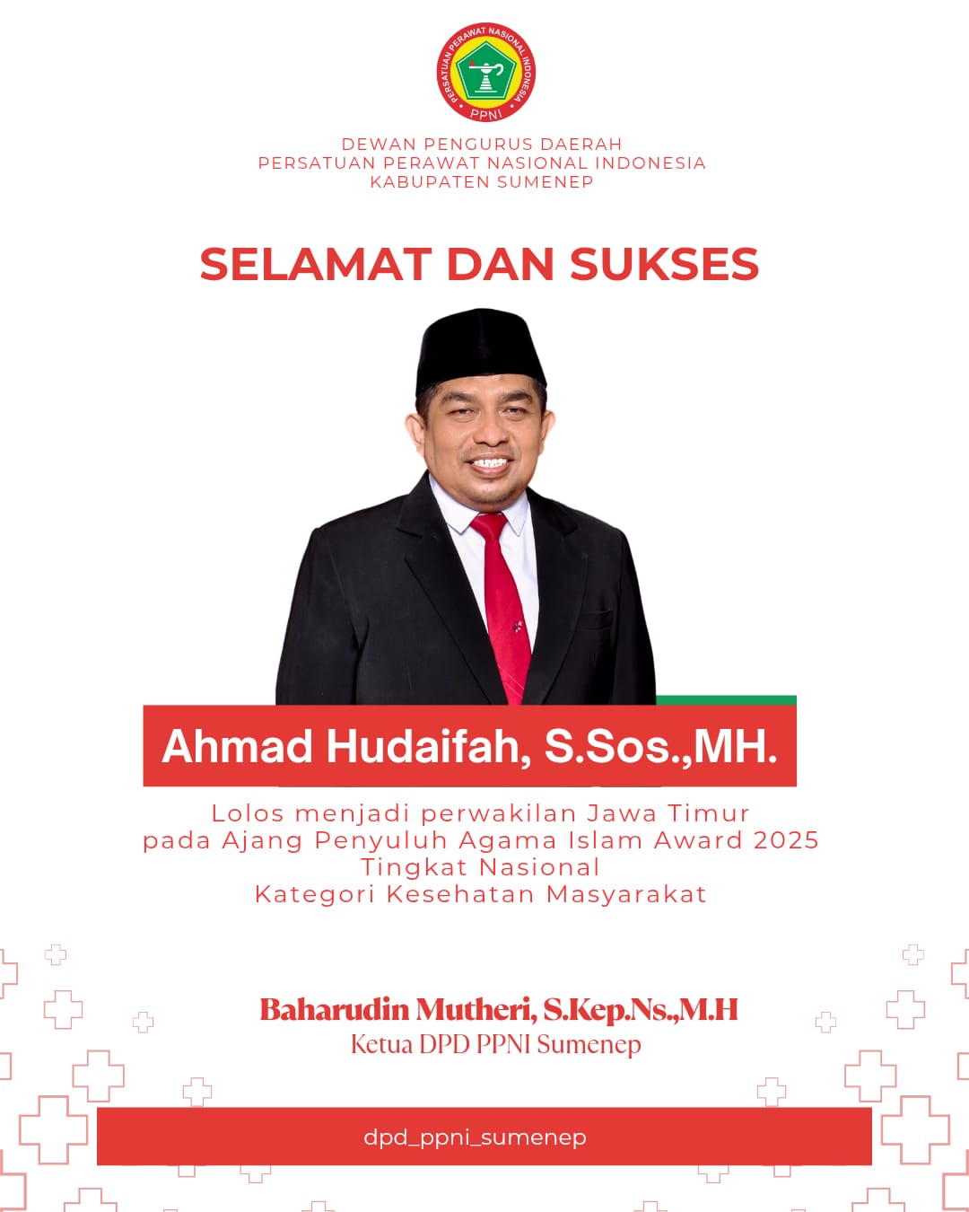 PPNI dan IBI Sumenep Apresiasi Ahmad Hudaifah Penyuluh Agama Penggerak Kesehatan Mental Masyarakat