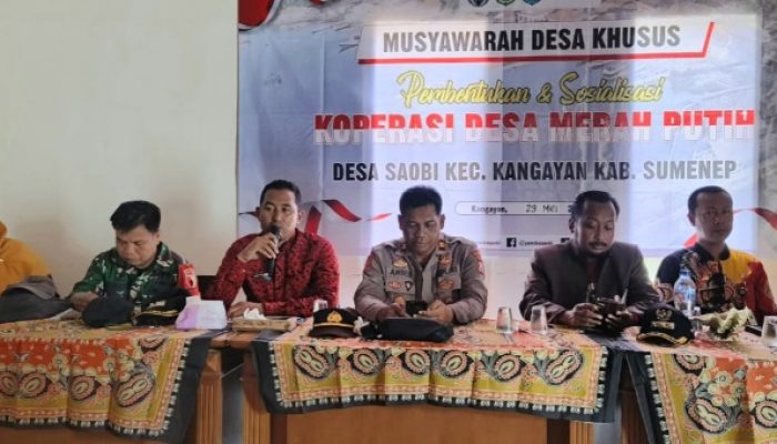 Musdesus Desa Saobi Sepakati Pembentukan Koperasi Merah Putih