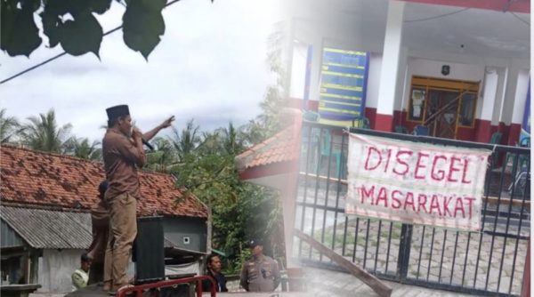 Kantor Kades Saur Saebus Disegel Warga, Imbas Dugaan Pungli Sertifikat Tanah oleh Mantan Kades