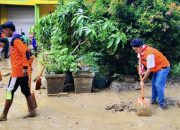 Brigade Penolong 13.29 Bantu Korban Banjir di Ponpes Al Amien Prenduan Sumenep