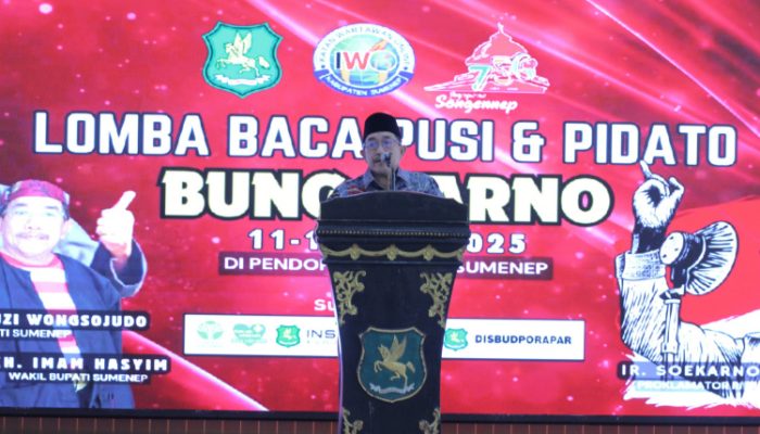 Wabup Sumenep Apresiasi Lomba Baca Puisi dan Pidato Gaya Bung Karno se-Madura