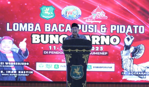 Wabup Sumenep Apresiasi Lomba Baca Puisi dan Pidato Gaya Bung Karno se-Madura