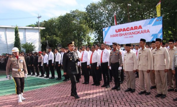 Polres Sumenep Gelar Upacara Hari Bhayangkara ke-79, Tegaskan Komitmen Jaga Kamtibmas dan Sinergitas Lintas Sektor