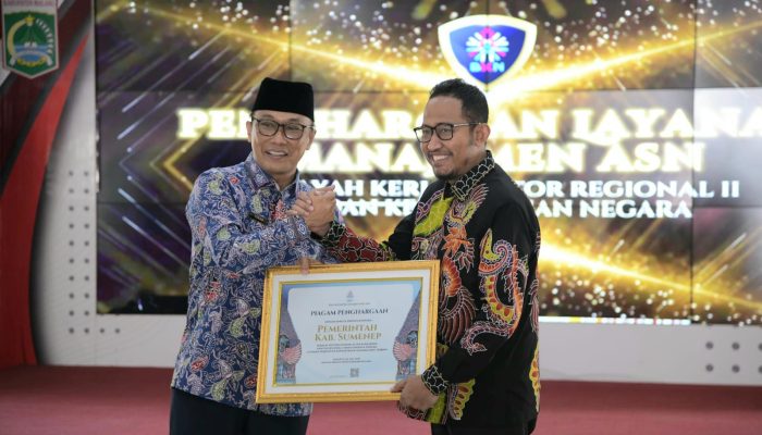 Pemkab Sumenep Raih Penghargaan BKN: Bukti Komitmen Tingkatkan Layanan Kepegawaian