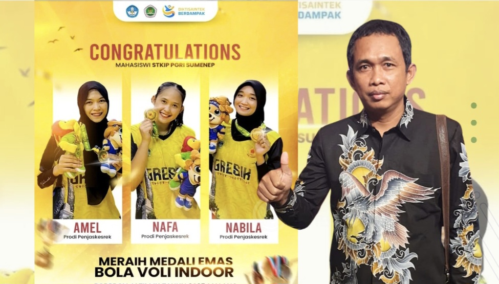 Ini Deretan Prestasi Mahasiswa STKIP PGRI Sumenep dalam Porprov IX Jatim, Asmoni: Kami Akan Berikan Penghargaan