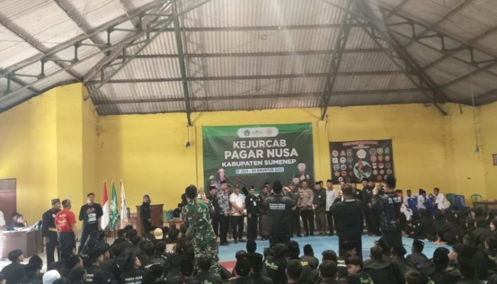 Kejurcab Pagar Nusa Sumenep 2025 Resmi Dibuka, 233 Pesilat Muda Unjuk Gigi di GOR A. Yani