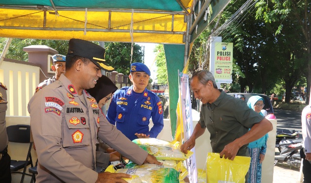 Sambut HUT RI ke-80, Polres Sumenep Gelar Gerakan Pangan Murah, Harga Sembako Jauh di Bawah Pasar