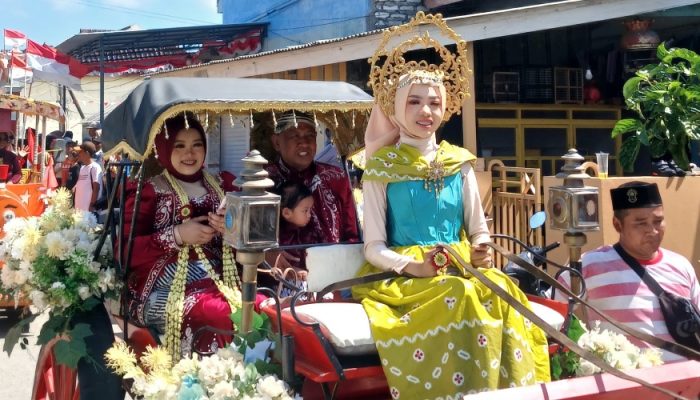 Karnaval Budaya Berlangsung Meriah Warnai Peringatan HUT RI ke-80 di Desa Pinggirpapas