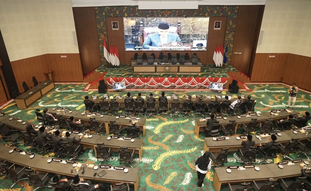 Forkopimda Bangkalan Ikuti Sidang Tahunan MPR serta Pidato Kenegaraan Presiden