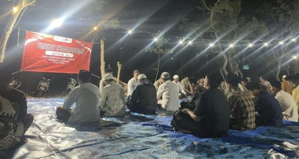 Desa Candi Gelar Tirakat Kemerdekaan Perdana, Jadi yang Pertama di Kecamatan Dungkek