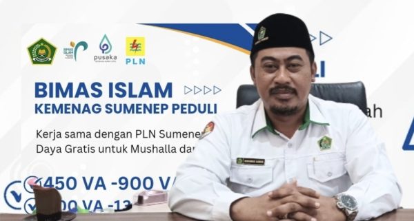 Kemenag Sumenep dan PLN Berikan Bantuan Tambah Daya Gratis Bagi Masjid dan Mushalla