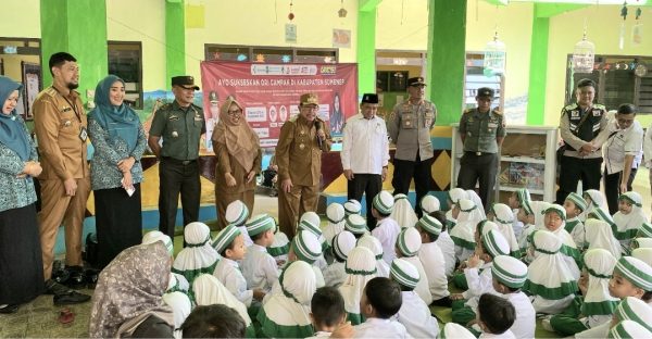 Wabup Imam Hasyim Pantau Langsung Imunisasi Massal Campak di Sumenep