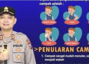 Kapolres Sumenep Imbau Warga Waspada Campak, Ajak Perkuat Vaksinasi dan Hidup Sehat