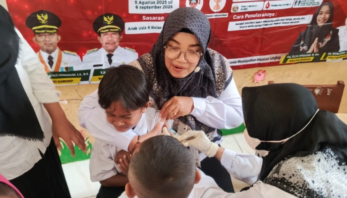 Capaian ORI Campak Rubela di Sumenep Tembus 94,7 Persen, Puskesmas Giligenting Raih Hasil Tertinggi