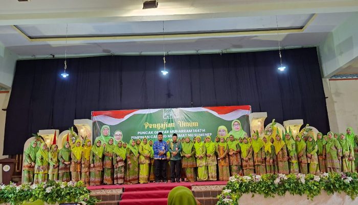 Puncak Gebyar Muharram 1447 H, Muslimat NU Sumenep Lantik Kepengurusan PAC