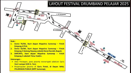 Sumenep Siap Gelar Festival Drumband Pelajar 2025, 41 Satuan Akan Tampil Semarak