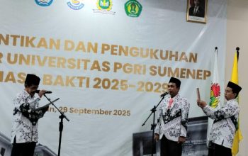 Asmoni Nahkodai Universitas PGRI Sumenep, Tegaskan Komitmen Profesional dan Transparan