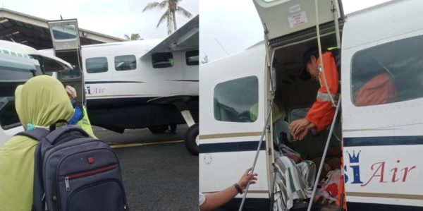 Warga Pagerungan Kecil Sumenep Dirujuk Pakai Pesawat Susi Air, Selamatkan Ibu dan Bayi