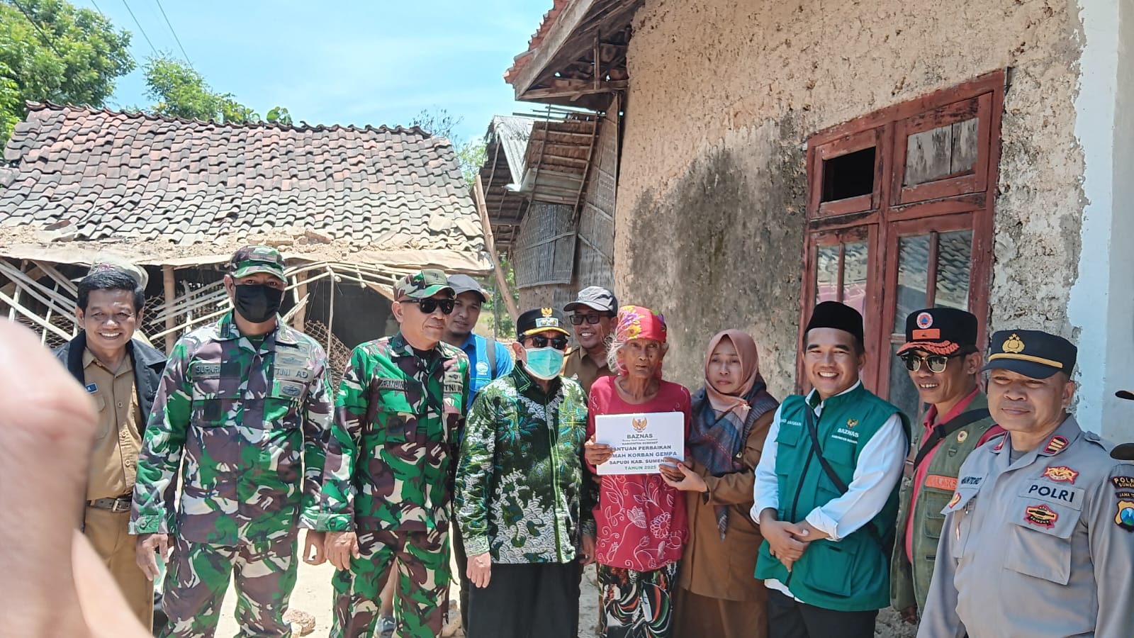 Baru Asesmen 113 Bangunan Rusak, Tim dari Pemkab Sumenep Terus Bergerak Hingga Tuntas