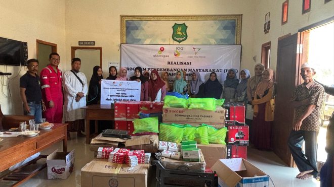 Warga Desa Paliat Nilai PPM SKK Migas – Kangean Energy Indonesia Dongkrak Usaha Jahit dan Pertanian